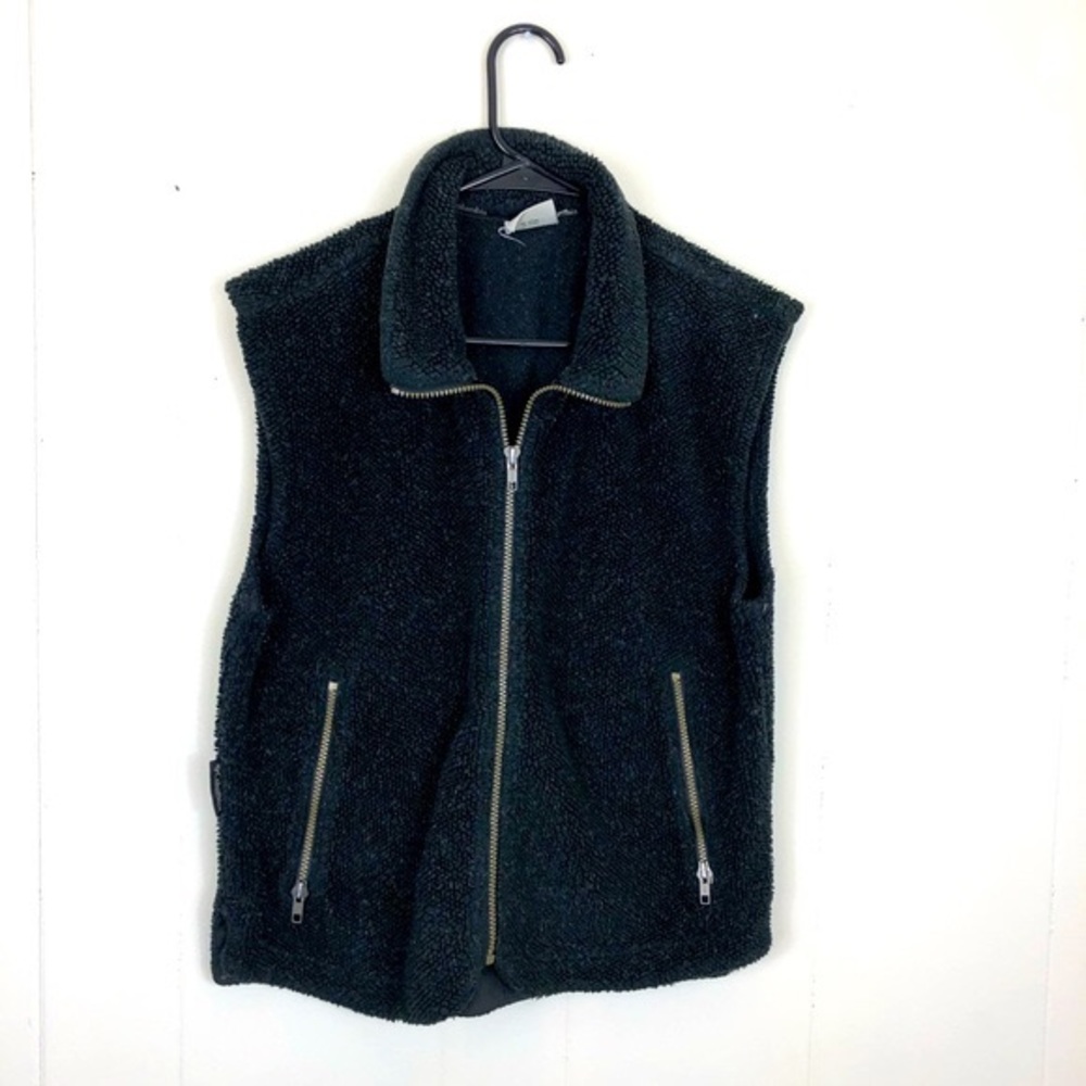 Vintage Columbia Made In USA Shearling Vest Sz M
